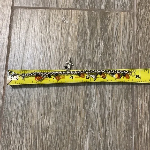 Halloween Chunky Silver Bracelet - Picture 3 of 3